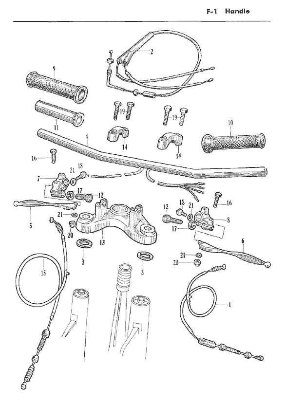 Parts Manual: Honda CB72, CB77, CP77, CYP77 - Parts Diagrams, Part Numbers