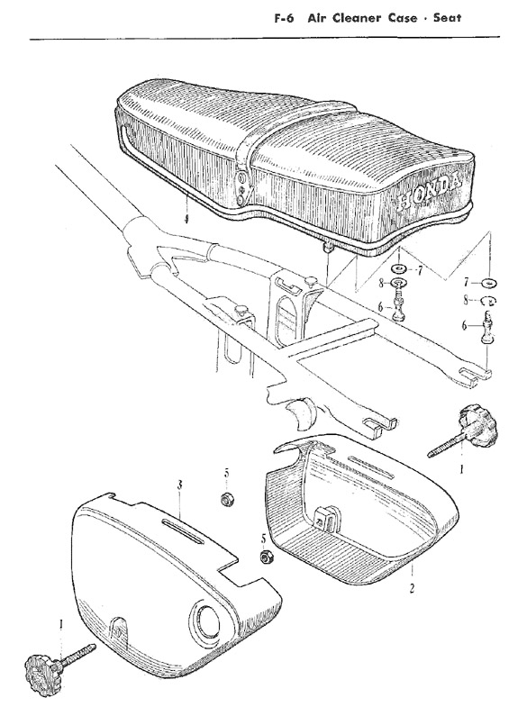 Honda cb72 parts manual