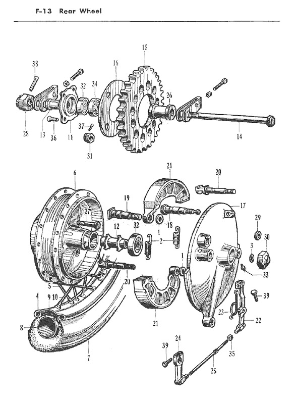 Honda cb72 parts manual #6