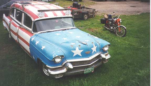 Vermont  -  1955 Cadillac Ambulance  -  August, 1999