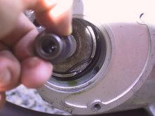 here it is just hanging there