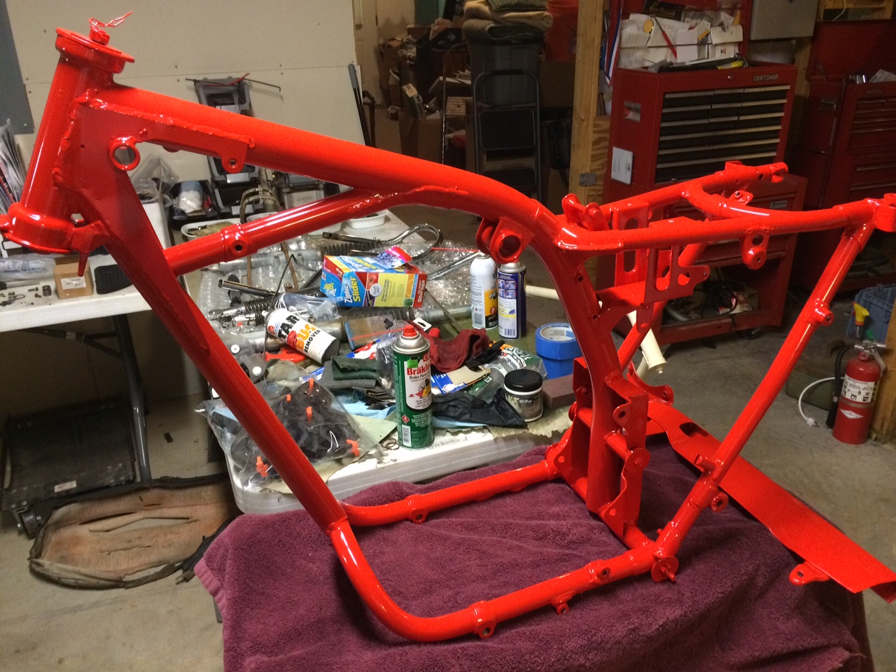 After powder coating