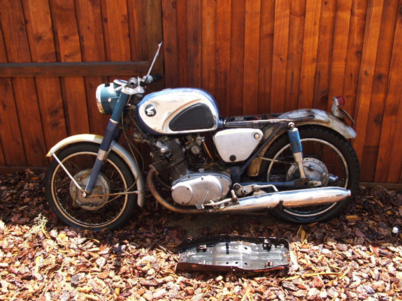 h305 - For Sale: 1963 Honda Superhawk CB77