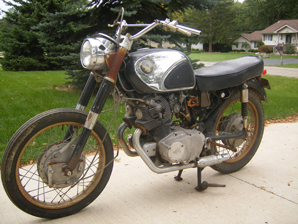 h305 - For Sale: 1964 Honda Superhawk, CB77