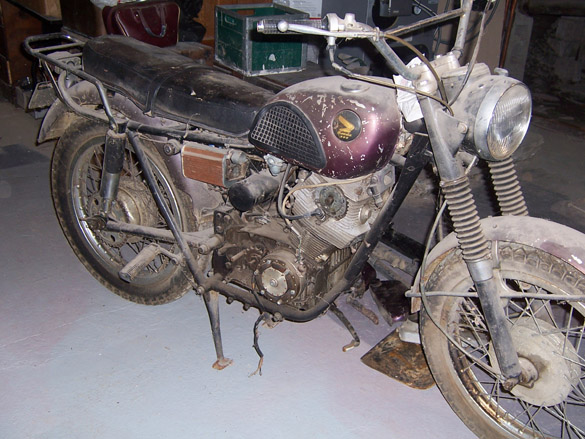 h305 For Sale: 1965 Honda Scrambler CL77