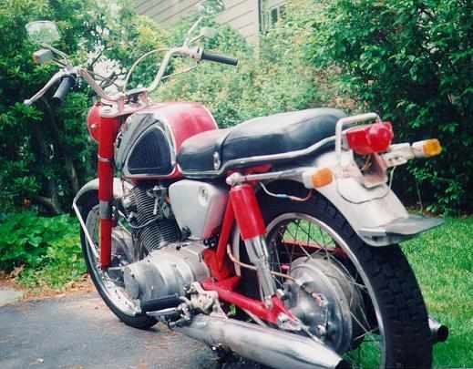 1964 Honda SuperHawk CP77 w/Rear Luggage Rack & Turn Signals