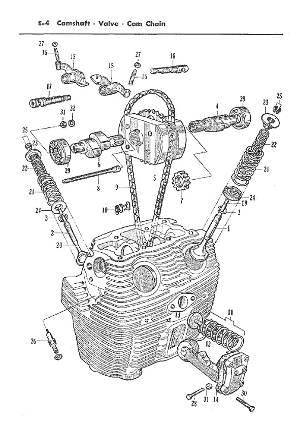 Parts Manual: Honda CB72, CB77, CP77, CYP77 - Parts Diagrams