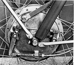 CB77: Detail - Front Brake