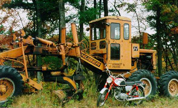 Fall in New England  -  October, 1997.  I've always loved graders...
