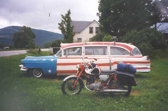 Vermont  -  1955 Cadillac Ambulance  -  August, 1999