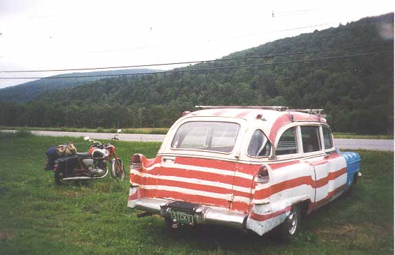 Vermont  -  1955 Cadillac Ambulance  -  August, 1999